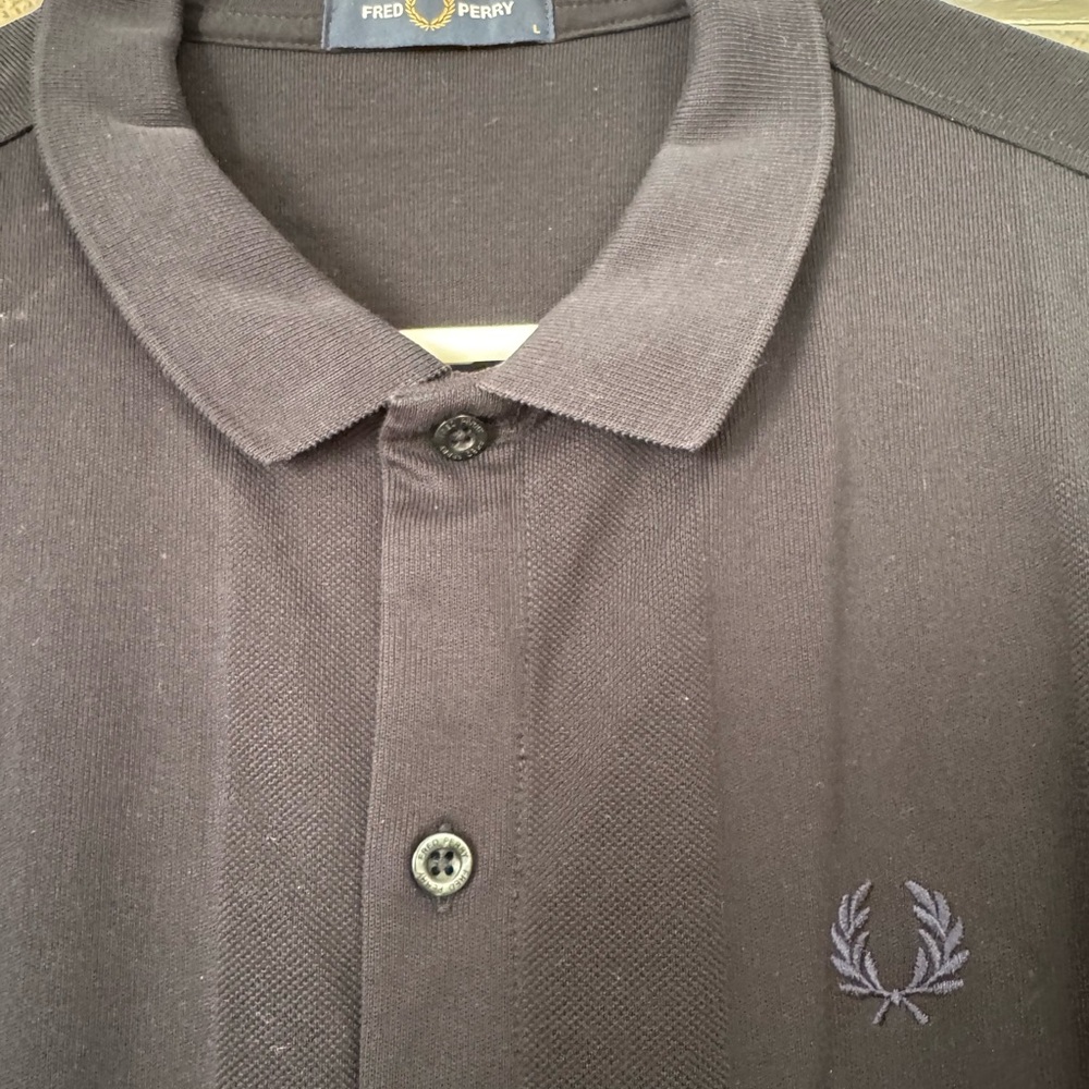 Fred Perry Black Polo Shirt Classic Style